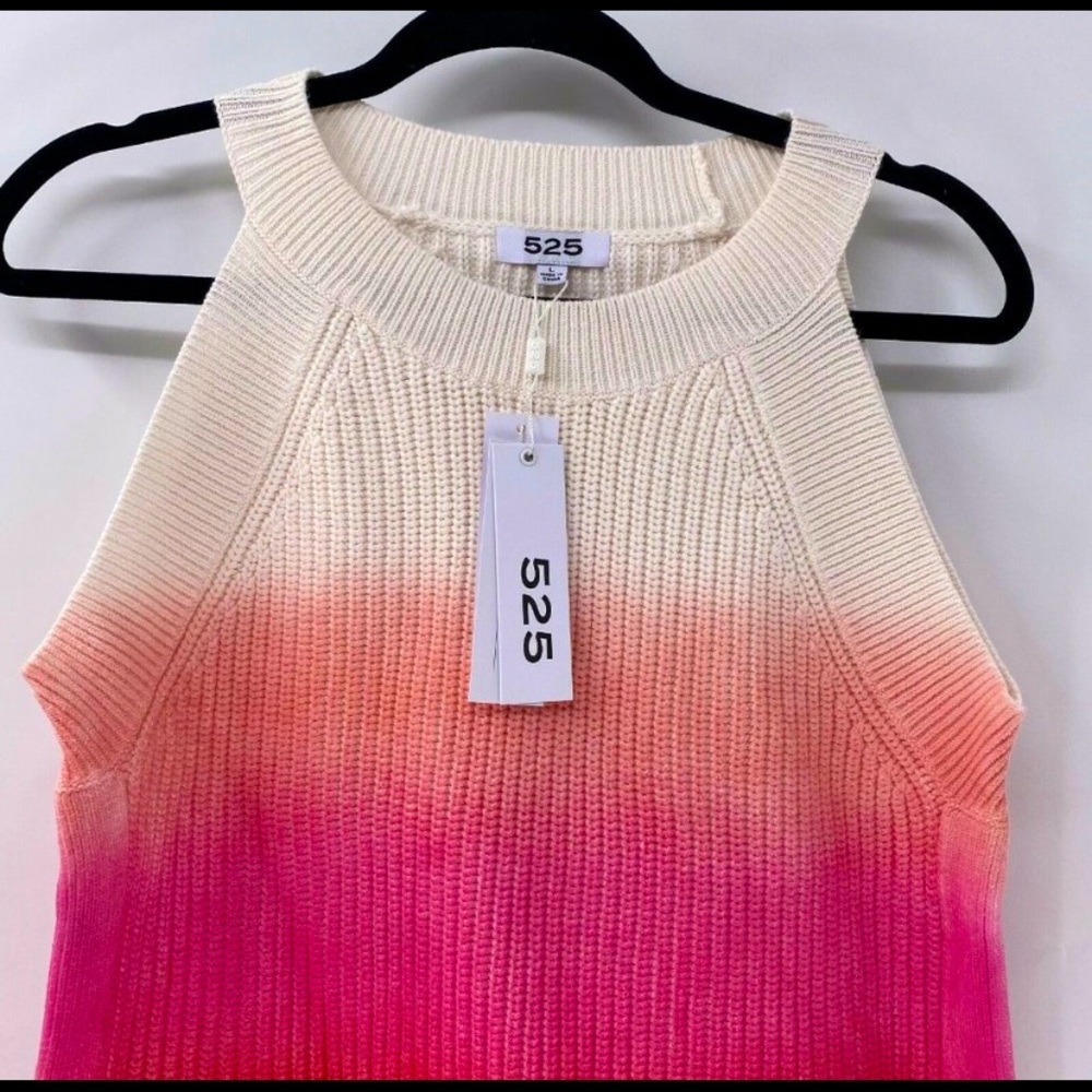 525 America Spray Dye Cotton Shaker Tank sweater L